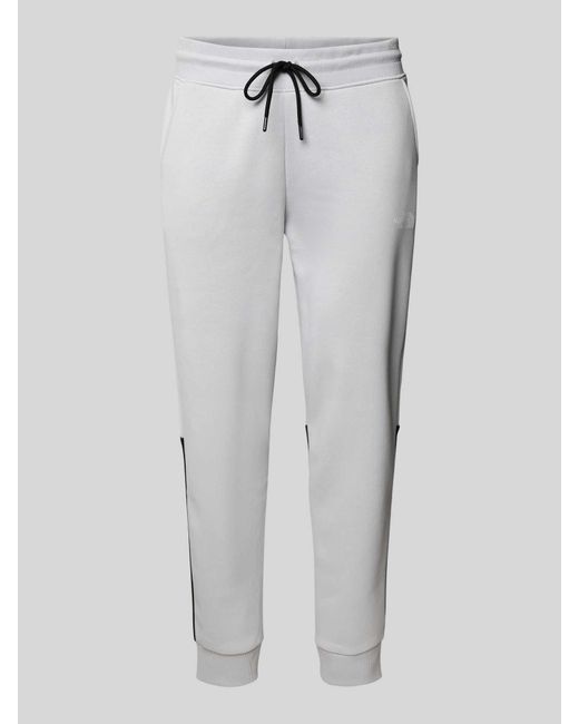 The North Face Regular Fit Sweatpants Met Labelprint in het White voor heren