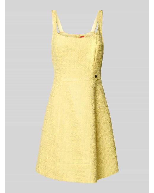 HUGO Yellow Minikleid mit Strukturmuster Modell 'Katera'