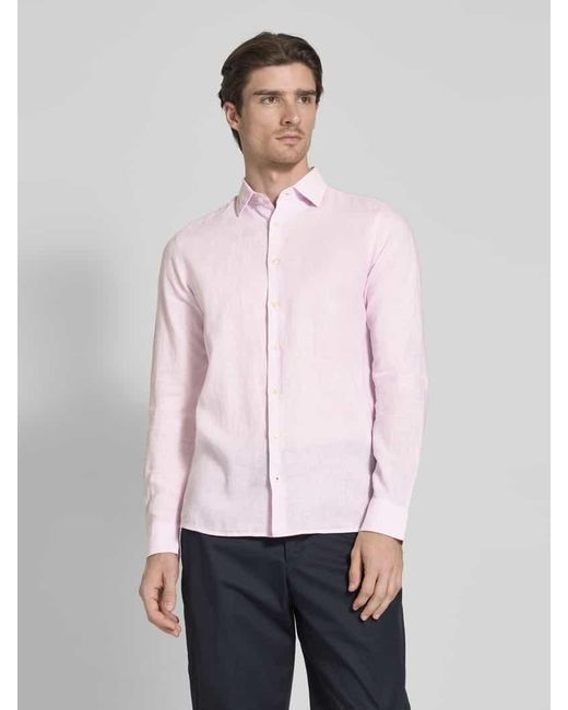 Cinque Freizeithemd mit Knopfleiste Modell 'STEVEN' in Pink für Herren