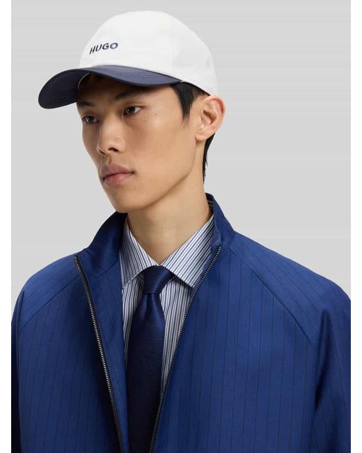 HUGO Basecap mit Logo-Stitching in White für Herren