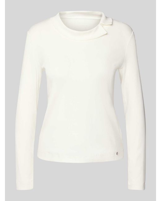 Marc Cain Longsleeve Met Ronde Hals in het White