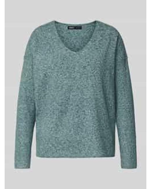 ONLY Regular Fit Pullover Met V-Hals, Model 'Rica Life' in het Green