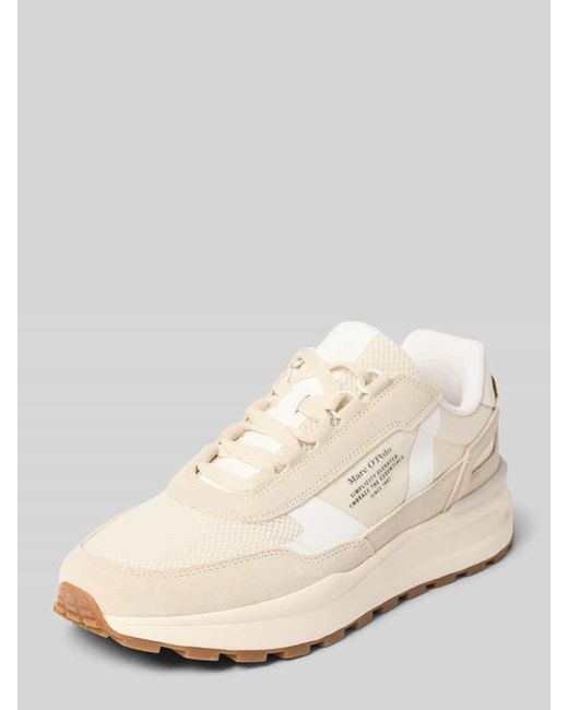Marc O' Polo Sneaker aus hochwertigem Material-Mix in Natural für Herren