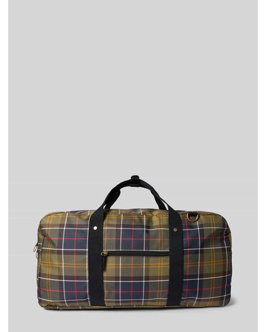 Barbour Weekender mit Allover-Muster Modell 'TORRIDON HOLDALL' in Black für Herren