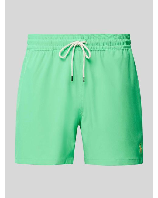 Polo Ralph Lauren Zwembroek Met Logostitching in het Green voor heren