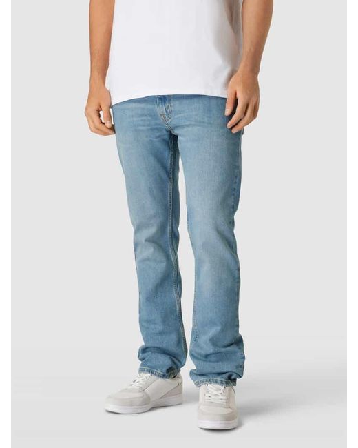 Levi's Slim Straight Fit Jeans im 5-Pocket-Design in Blue für Herren