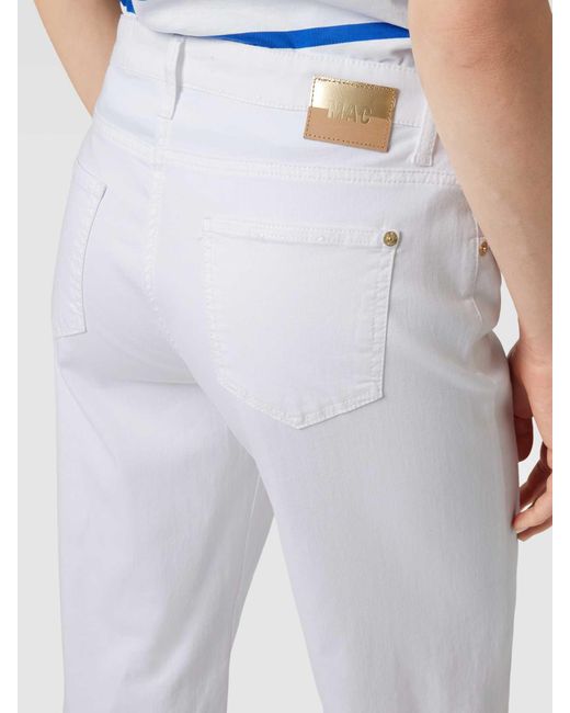 M·a·c Regular Fit Jeans in het White voor heren