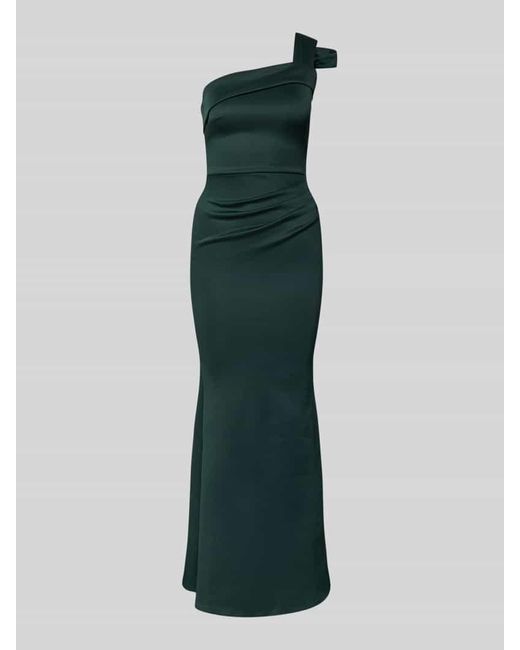 Lipsy Green Abendkleid mit One-Shoulder-Träger