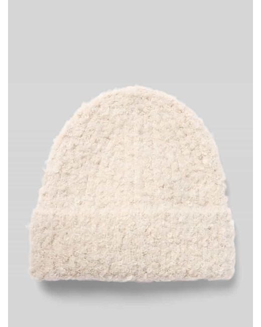 Tom Tailor Natural Beanie aus Bouclé-Strick