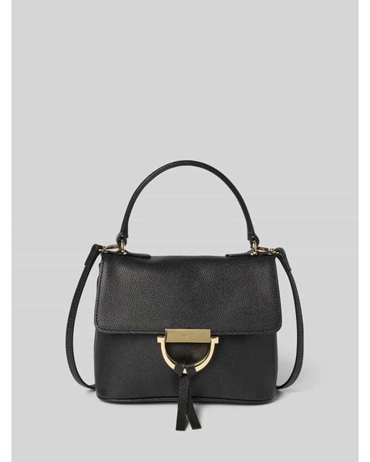 Abro⁺ Black Handtasche mit Label-Detail Modell 'TEMI'