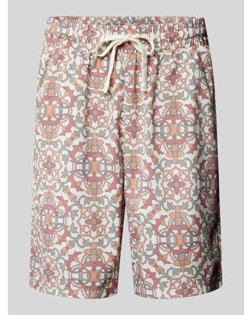 Ellesse Regular Fit Shorts mit Allover-Print Modell 'TAROTO' in Multicolor für Herren