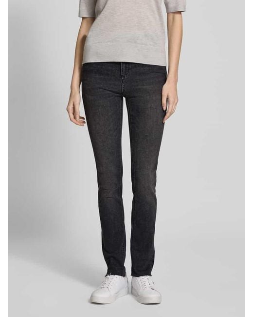 HUGO Gray Skinny Fit Jeans mit 5-Pocket-Design Modell 'Girali'