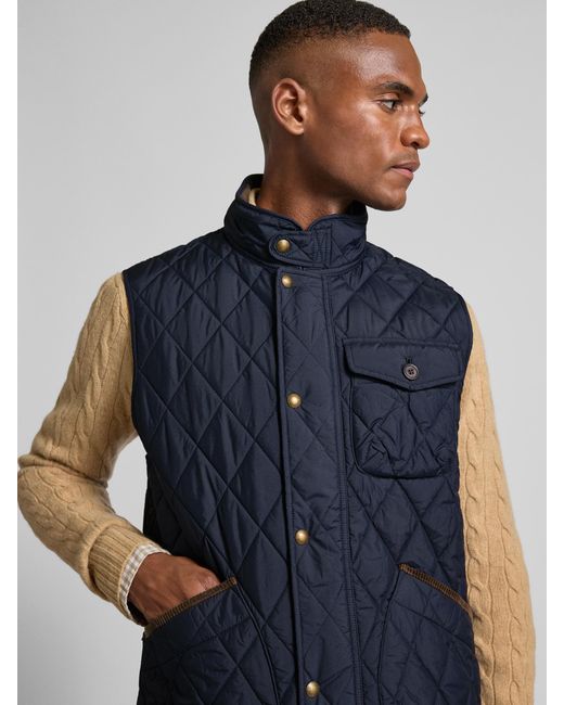 Polo Ralph Lauren Weste mit Stehkragen in Blue für Herren