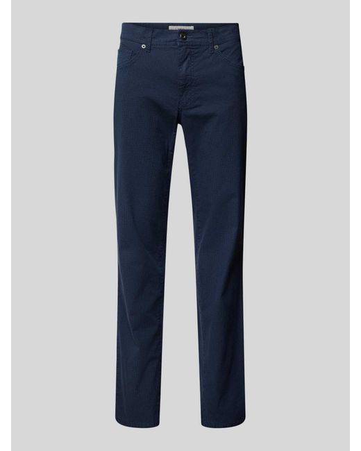 Brax Regular Fit Hose im 5-Pocket-Design Modell 'CADIZ' in Blue für Herren