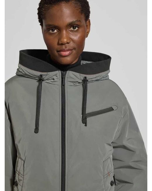 GIL BRET Gray Jacke mit Kapuze