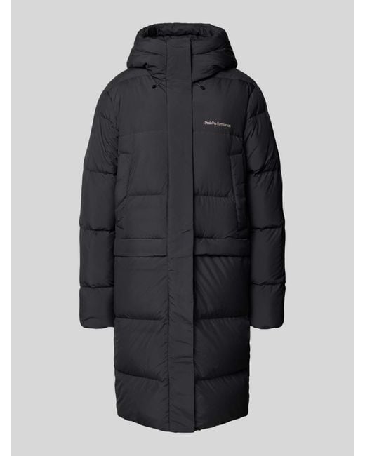Peak Performance Regular Fit Gewatteerde Lange Jas Met Vulling Van Eendendons, Model 'Quiver' in het Blue