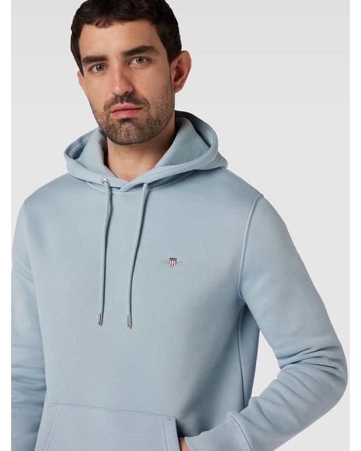 Gant Hoodie aus reiner Baumwolle in Blue für Herren