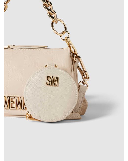 Steve Madden Natural Handtasche mit Label-Muster Modell 'Bminiroy'