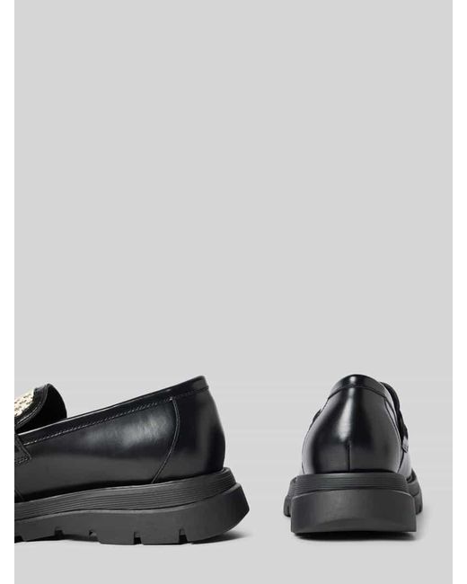Steve Madden Loafer mit Kontrastbesatz Modell 'RAIDEN' in Black für Herren