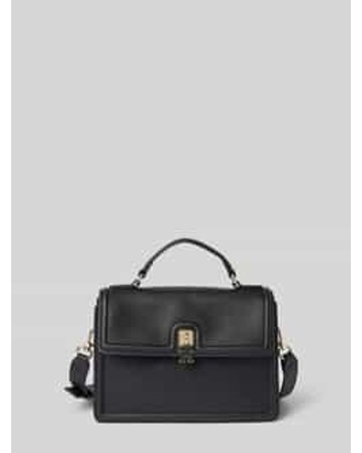 Tommy Hilfiger Crossbody Satchel Met Draaisluiting in het Black