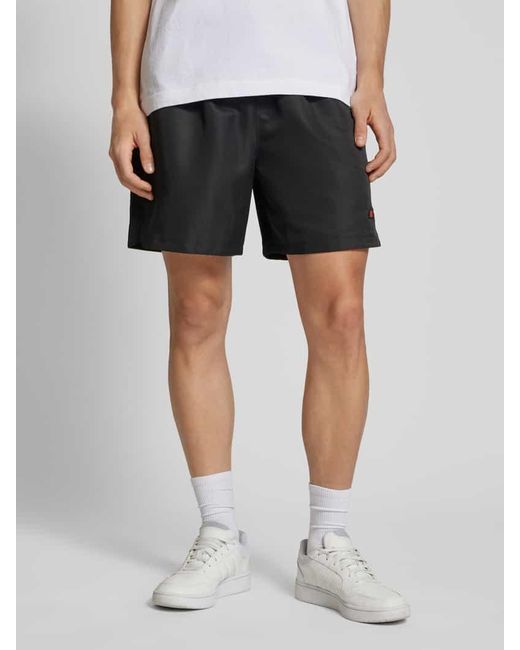 Ellesse Relaxed Fit Shorts mit Logo-Badge Modell 'EAMES' in Black für Herren