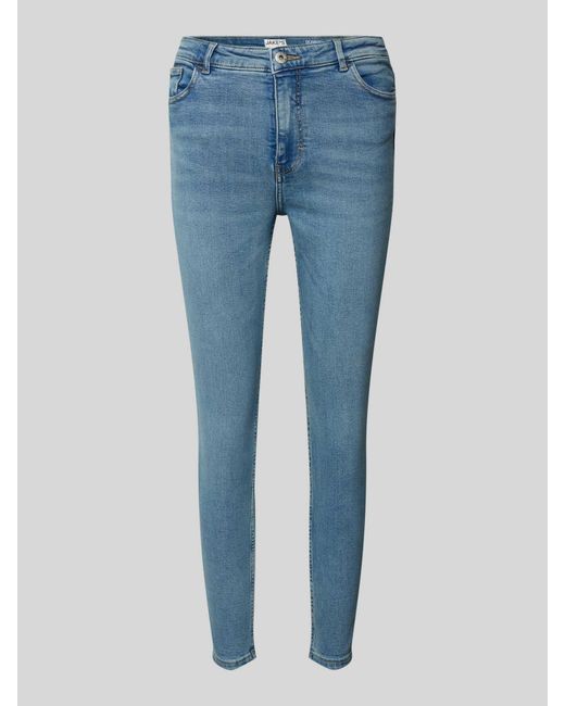 Jake*s Blue Skinny Fit Jeans im 5-Pocket-Design