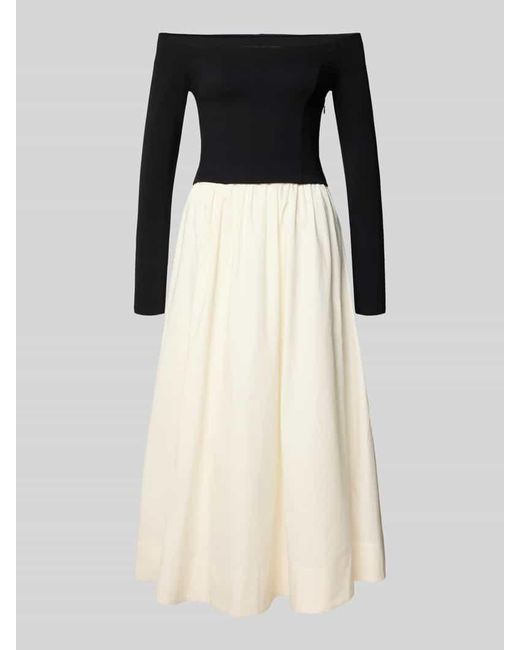 Forever New Black Cocktailkleid mit Carmen-Ausschnitt Modell 'Savannah'