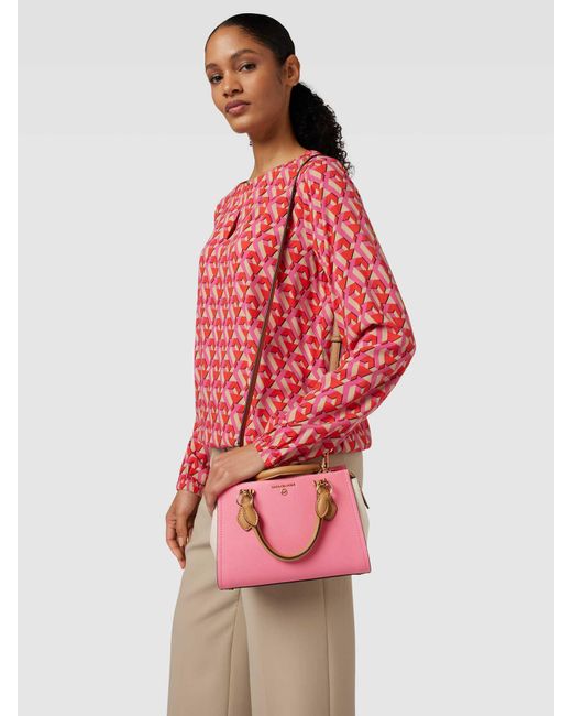 MICHAEL Michael Kors Handtasche aus Leder mit Label-Applikation Modell 'MARILYN' in Pink für Herren