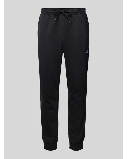 Adidas Regular Fit Sweatpants Met Logostitching in het Blue voor heren
