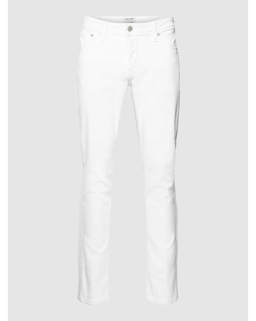 Jack & Jones Slim Fit Jeans in het White voor heren