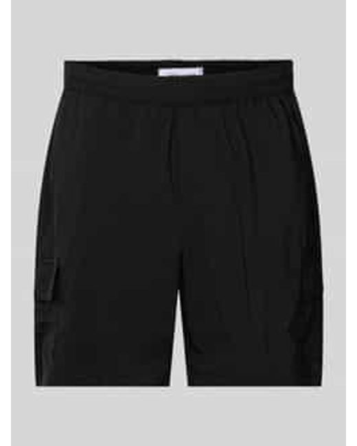 Only & Sons Relaxed Fit Korte Cargobroek Met Steekzakken in het Black voor heren