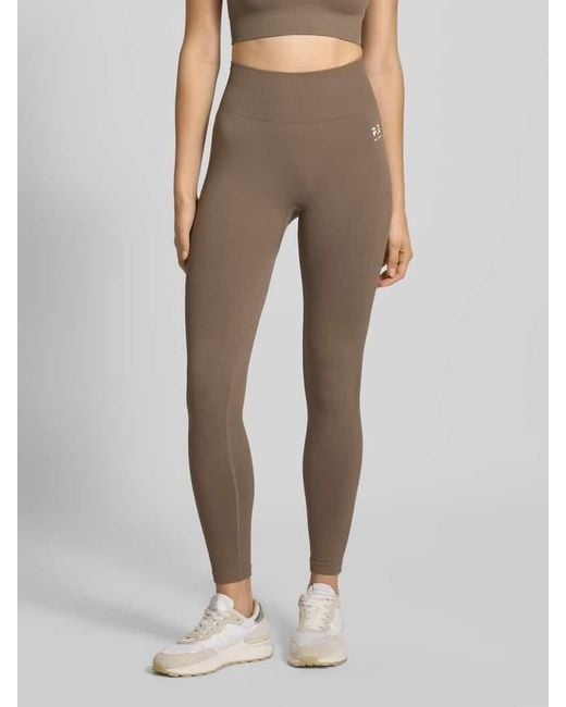 P.E Nation Natural Super Skinny Fit Leggings mit Label-Print Modell 'SEAMLESS'