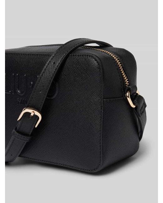 Liu Jo Black Handtasche mit Strukturmuster Modell 'HALONA'