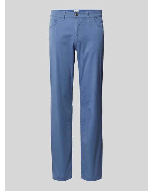 Brax Regular Fit Chino in het Blue voor heren