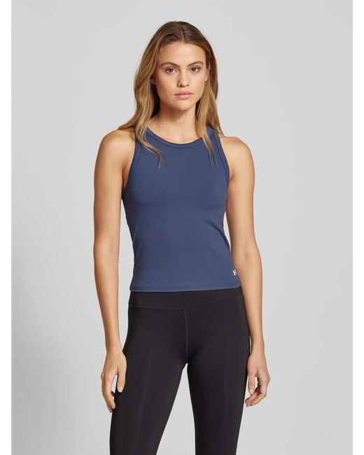 Under Armour Blue Tanktop mit Rundhalsausschnitt Modell 'Motion High'