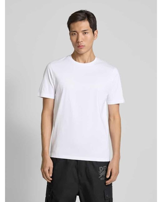 HUGO T-Shirt mit Rundhalsausschnitt Modell 'Dimerstee' in White für Herren