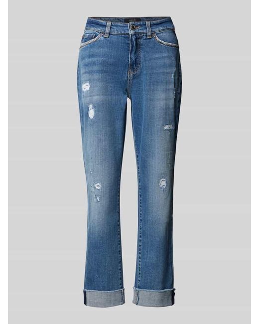 Marc Cain Blue Relaxed Fit Jeans im 5-Pocket-Design