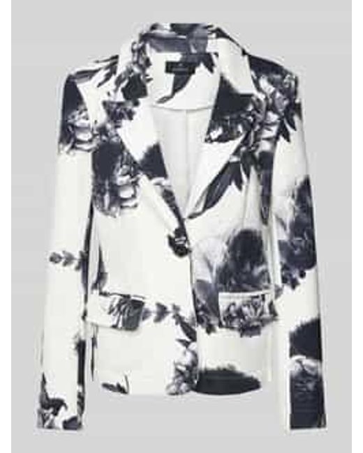 Monari Blazer Met Reverskraag in het Gray