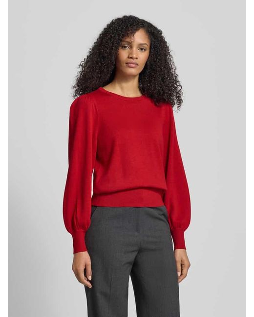 Ralph Lauren Red Strickpullover mit Knöpfen Modell 'DONTREY'