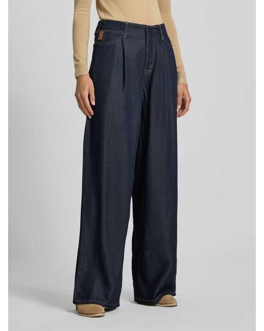 M·a·c Blue Jeans mit weitem Bein und Eingrifftaschen Modell 'NAILA'