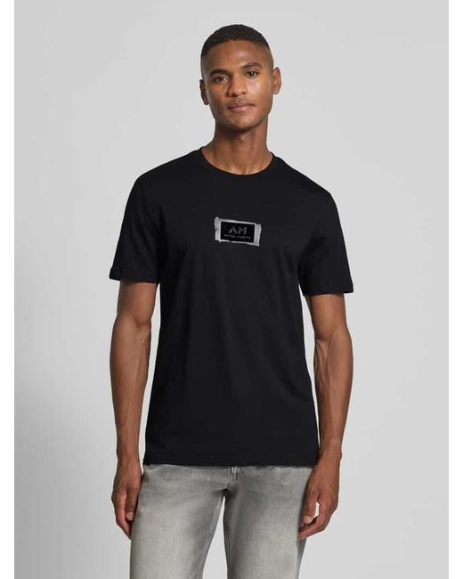 Antony Morato T-Shirt mit Label-Print in Black für Herren