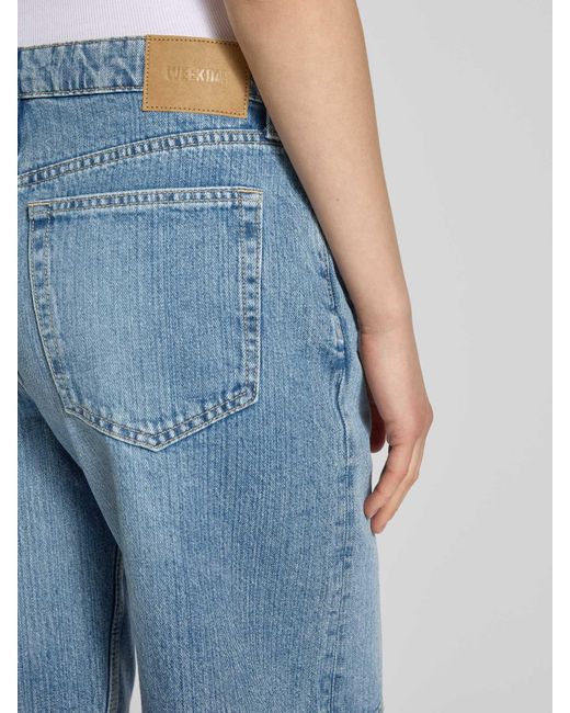 Weekday Regular Fit Korte Jeans in het Blue