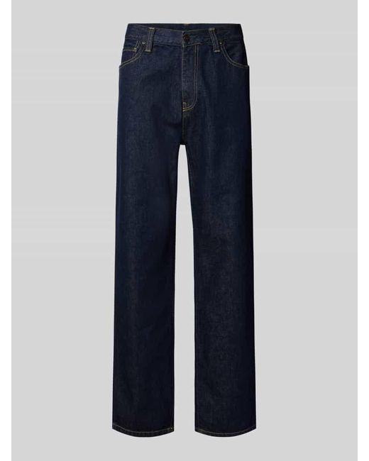 Carhartt Jeans mit Eingrifftaschen Modell 'AARON' in Blue für Herren