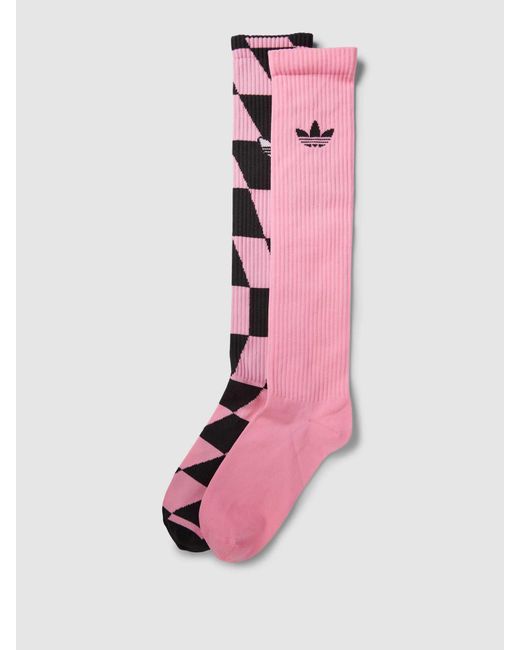 Adidas Originals Sokken Met All-over Motief in het Pink voor heren