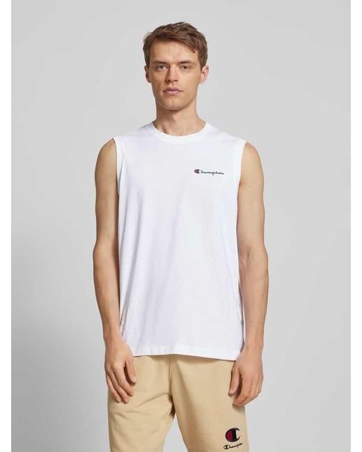 Champion Tanktop mit Label-Print in White für Herren