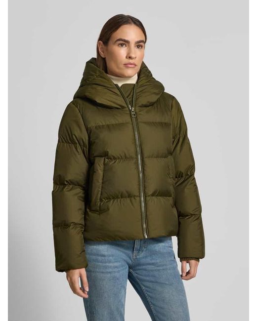 Marc O' Polo Green Regular Fit Daunenjacke mit Kapuze
