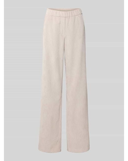 M·a·c White Stoffhose mit französischen Eingrifftaschen Modell 'Chiara'