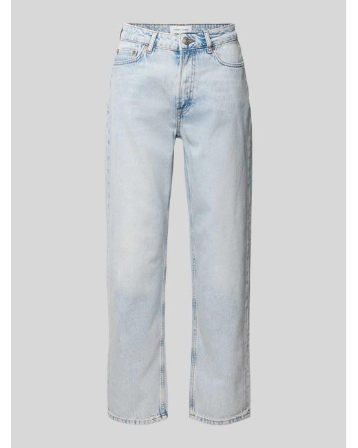 Samsøe & Samsøe Jeans Met 5-pocketmodel in het Blue