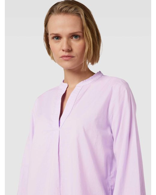 LIEBLINGSSTÜCK Bluse mit Tunikakragen in Pink | Lyst DE