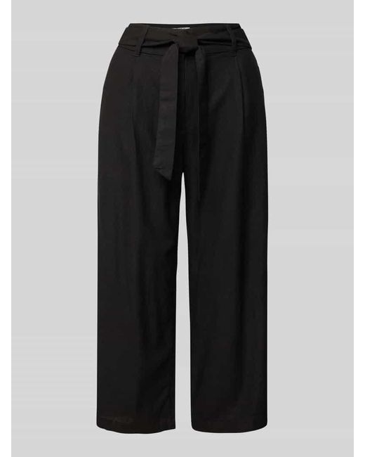 ONLY Black Regular Fit Culotte mit Bindegürtel Modell 'CARO'